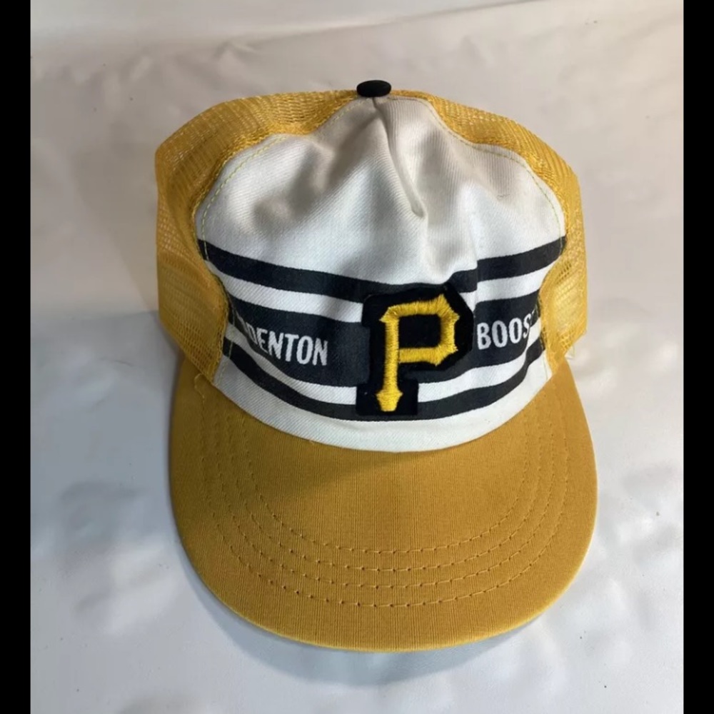 Pittsburgh Pirates Rare Bradenton Boost Striped Vintage Adjustable Baseball Cap